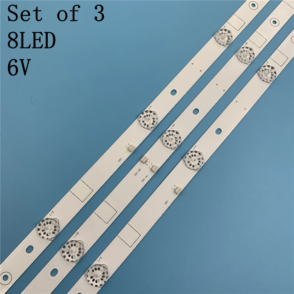 1 Ʈ = 3PCS LED Ʈ Ʈ  akai 43 ġ TV JS-D-JP4310-A81EC JS-D-JP4310-B81EC E43DU1000 MCPCB