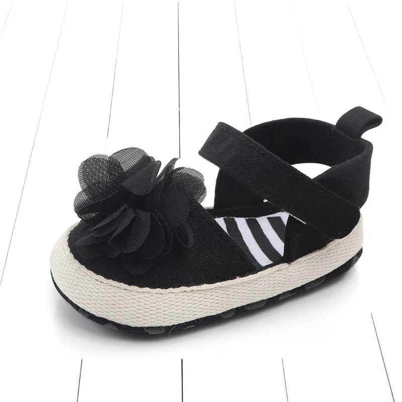 Модная обувь Neugeborenes kind syauglingsbaby-myadchen-nette Blumen-Sandale-Sommerkrippe-Schuhe; Летняя детская обувь - Цвет: Style A 11