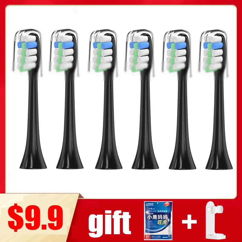 

6pcs Replacement Toothbrush Heads for Soocas X3/X3U Mijia T300 for Oclean X/ZI/ONE Electric Tooth Brush Heads gift