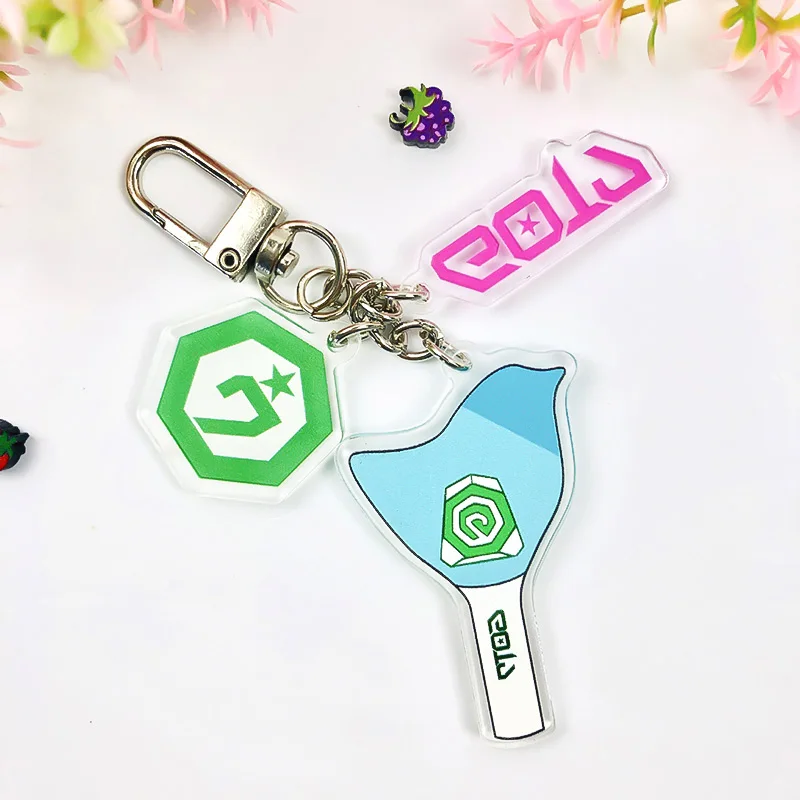 

Blackpink IZONE APINK TXT Kpop Album EXO GOT7 Twice Keychain Accessories Key Chain Key Ring Cute Pendant Keyring