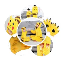 Милая пижама Пикачу для взрослых женщин и мужчин; пара; коллекция года; зимняя Пижама для костюмированной вечеринки; одежда для сна с животными; фланелевые пижамы; перчатки; хлопковая обувь; подарок