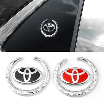 

Car Styling Window Side Decal Emblem Sticker For Toyota Logo Camry Corolla 4runner Tundra rav4 tacoma Yaris Avensis Auris Hilux