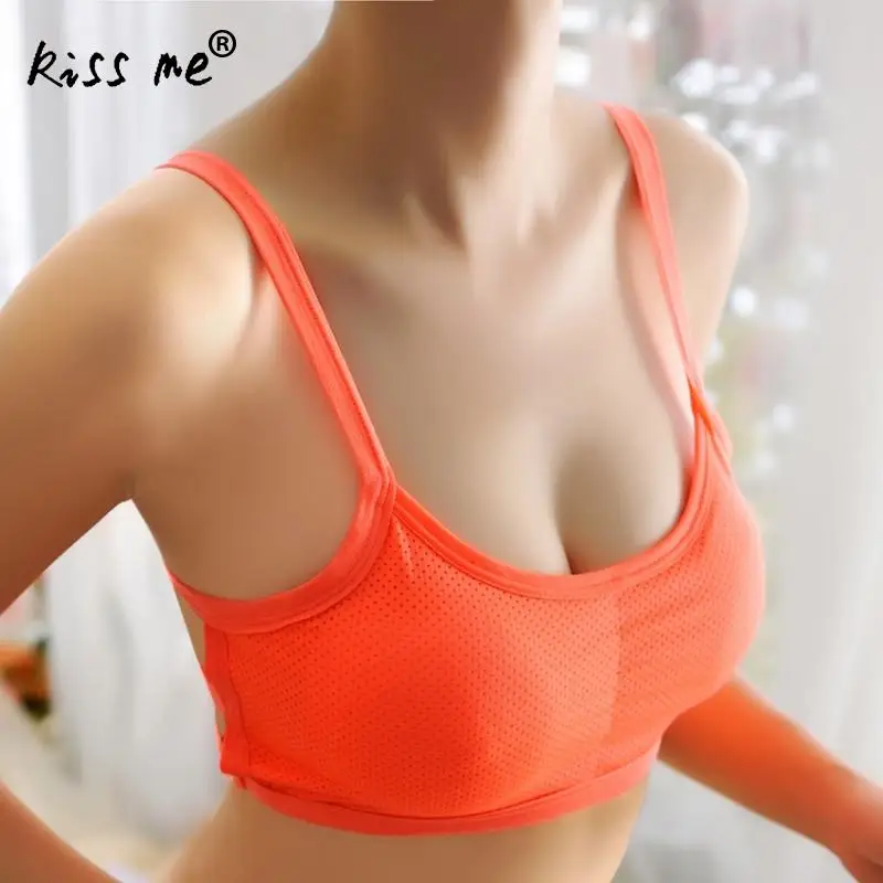 

Solid Hollow Backless Sports Bra Women Yoga Underwear Running Fitness Training Sportswear Jogging Breathable Running Bras