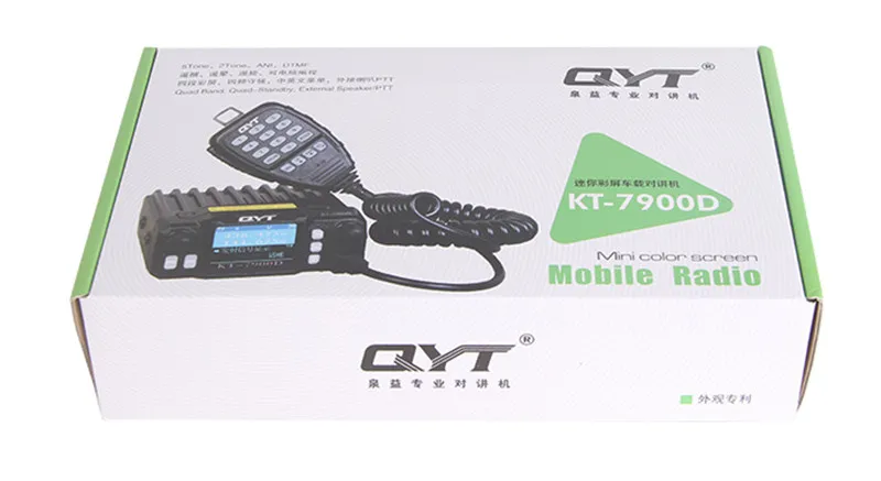 QYT-KT7900D мини-автомобиль радиофон четырехполосная ветчина самоуправляемая платформа