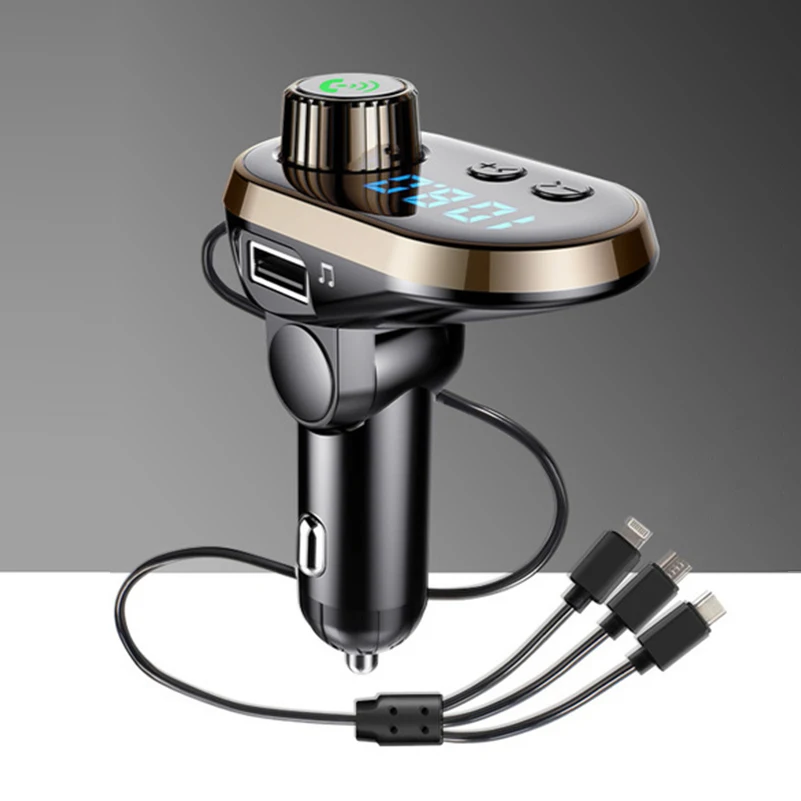 USB Автомобильное быстрое зарядное устройство для Мобильный телефон Bluetooth