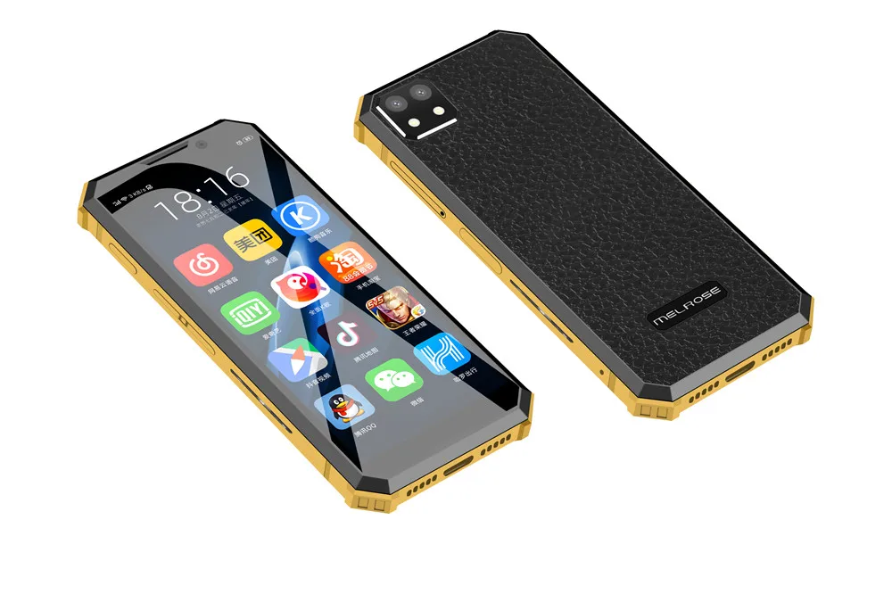 Супер Мини смартфон Melrose 1 ГБ/2 ГБ 8 ГБ/32 ГБ 4G Lte 3,46 ''MTK6739V четырехъядерный Android 8,1 мобильный телефон с отпечатком пальца