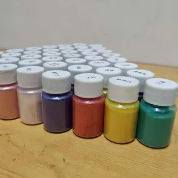 

41Color Pearlescent Mica Powder Epoxy Resin Dye Pearl Pigment Jewelry Making 10g C63B