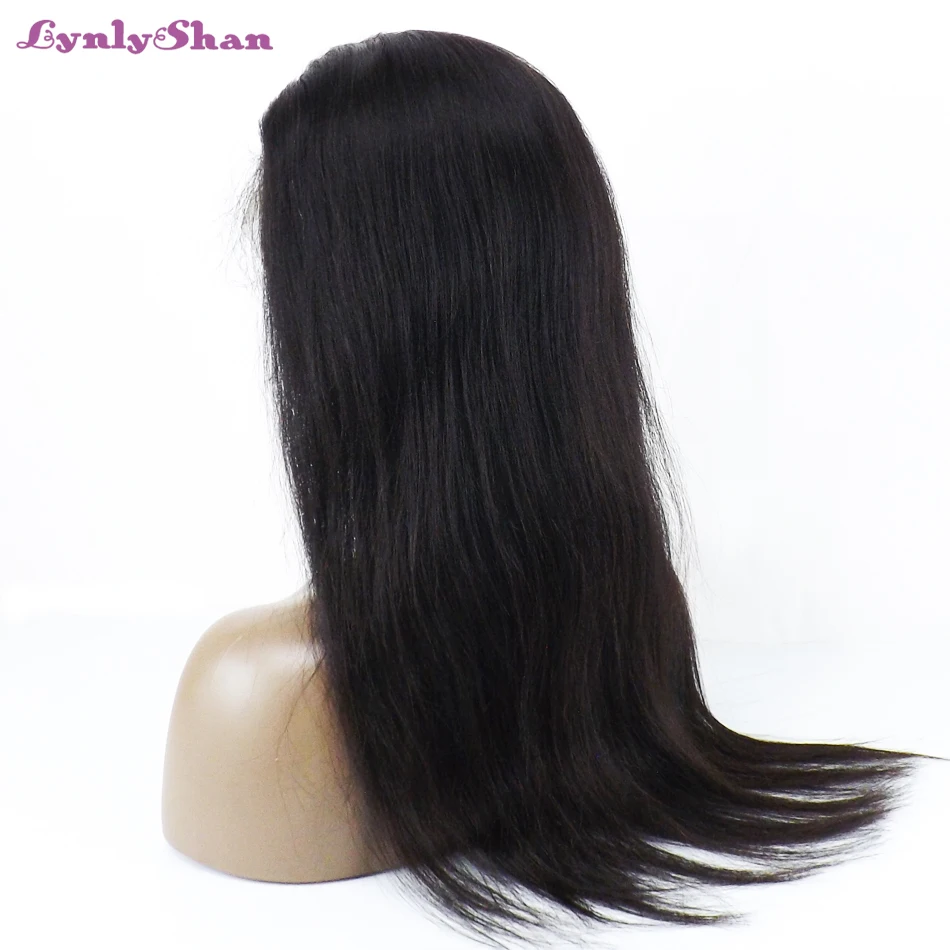 Lynlyshan человеческие волосы парики перуанские волосы remy высокий коэффициент 13*4 кружевные передние человеческие волосы парики с детскими волосами 10-32 дюйма