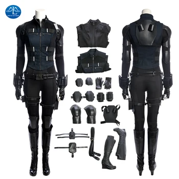 

Black Widow Cosplay Avengers Infinity War Natasha Romanoff Cosplay Costume Carnaval Halloween Costumes For Women Full Set