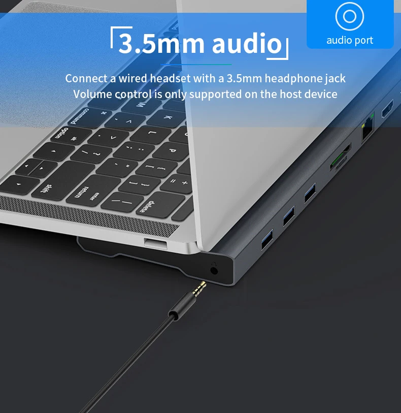  Hub-C USB3.0 hub Ethernet connection Type-C PD for smartphone Huawei Xiaomi MacBook expansion docki