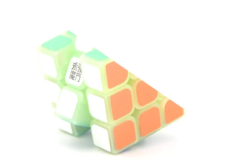 Оригинальный высококачественный YongJun SuLong 3x3x3 магический куб YJ фосфоресцирующий 3x3 ночник Neo speed Puzzle Рождественский подарок детские игрушки