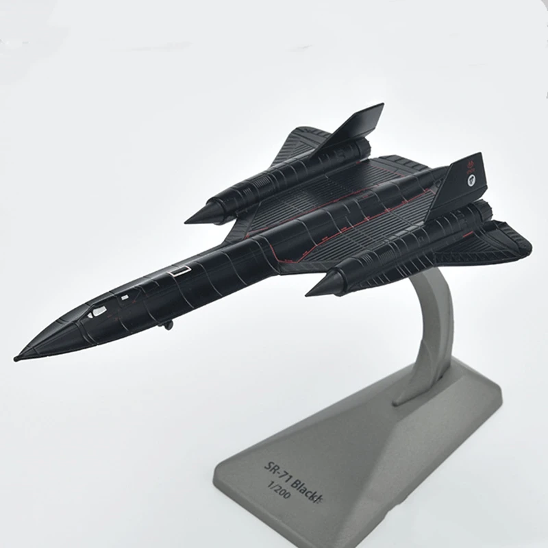 16 см 1/200 масштаб SR-71A lockheed Blackbird истребитель наблюдения самолет модель детских игрушек подарок коллекционный дисплей