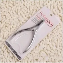 Маникюр осуществлять Sharp Нержавеющая сталь маникюр, щипцы для кутикулы отшелушивающий скраб клещи Ножи лезвие толкать очистки маникюрных инструментов Barb W