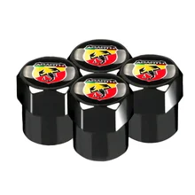 4 шт./лот автомобильные наклейки, Металлические колпачки клапанов колеса, аксессуары, чехол для Fiat 500 Punto для Abarth Stilo Ducato Palio, автостайлинг