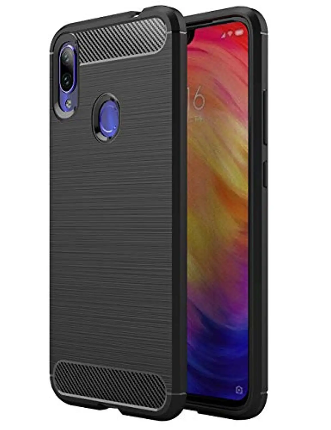 Армированный чехол из углеродного волокна для Xiaomi Redmi Note 7 6 5 Pro K20 S2 7A 6A 5A GO A3 A2 Lite