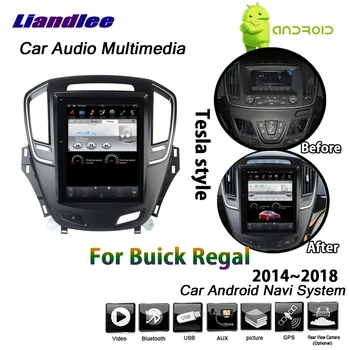 

Liandlee Android 2+32G For Buick Regal 2014~2018 Stereo Tesla style Carplay Mirror link Wifi Map GPS Navi Navigation Multimedia