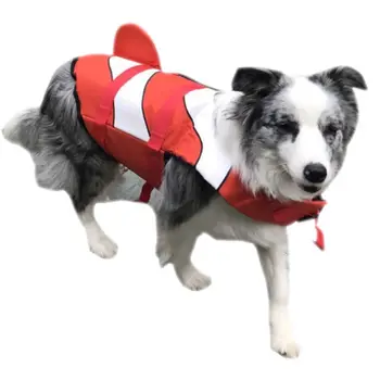 

Pet Dog Life Jacket Swimming Surfing Clothes Summer Vest Preserver Safety Aquatic Swim Saver with Handle