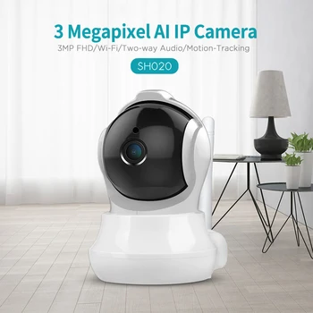 

HD 1080P 3.0MP Wifi IP Camera 360° Remote View Indoor CCTV Camera Smart Home Night Vision Video Surveillance Baby Monitor