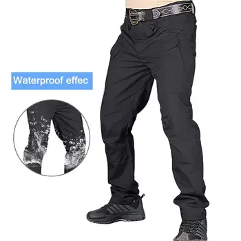 

Men's Work Pants Waterproof Hiking Camping Fishing Pants Wear Outdoor Training Pants Army Fan Pants