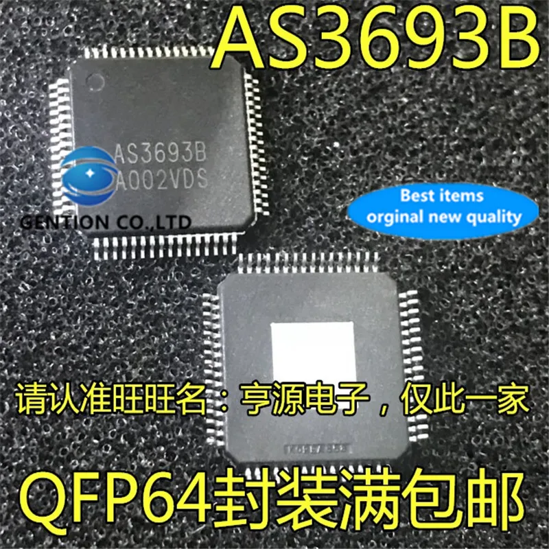 

5Pcs AS3693B AS3693B-ZTQT QFP64 в наличии 100% новый и оригинальный