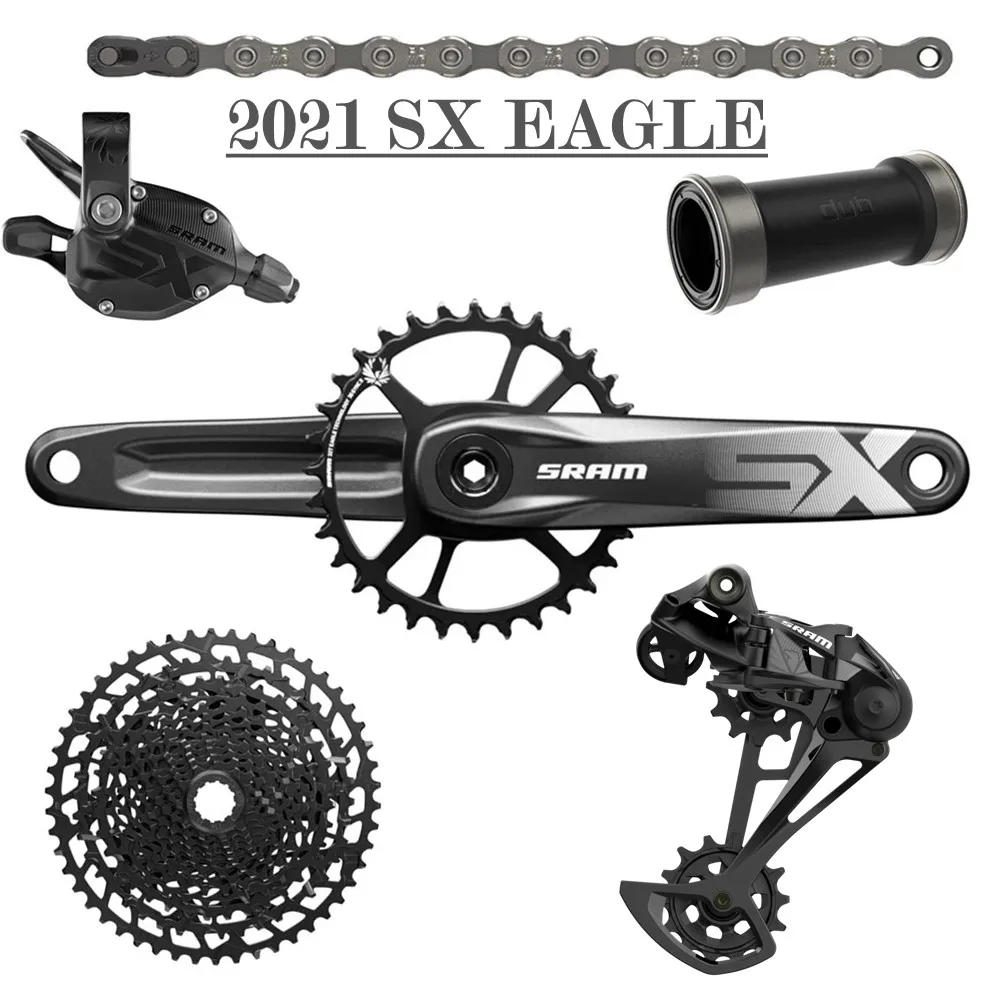 2021 nuevo SRAM SX águila 1x12s 11 50T 12 Velocidad grupo Kit de DUB 2021 nuevo SRAM SX águila 1x12s 11 50T 12 Velocidad grupo Kit de DUB