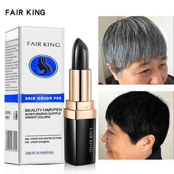 

Hair Chalk Lipstick Color Pen Non-toxic Cover Gray Crayon Temporary Hair Dyeing MH88