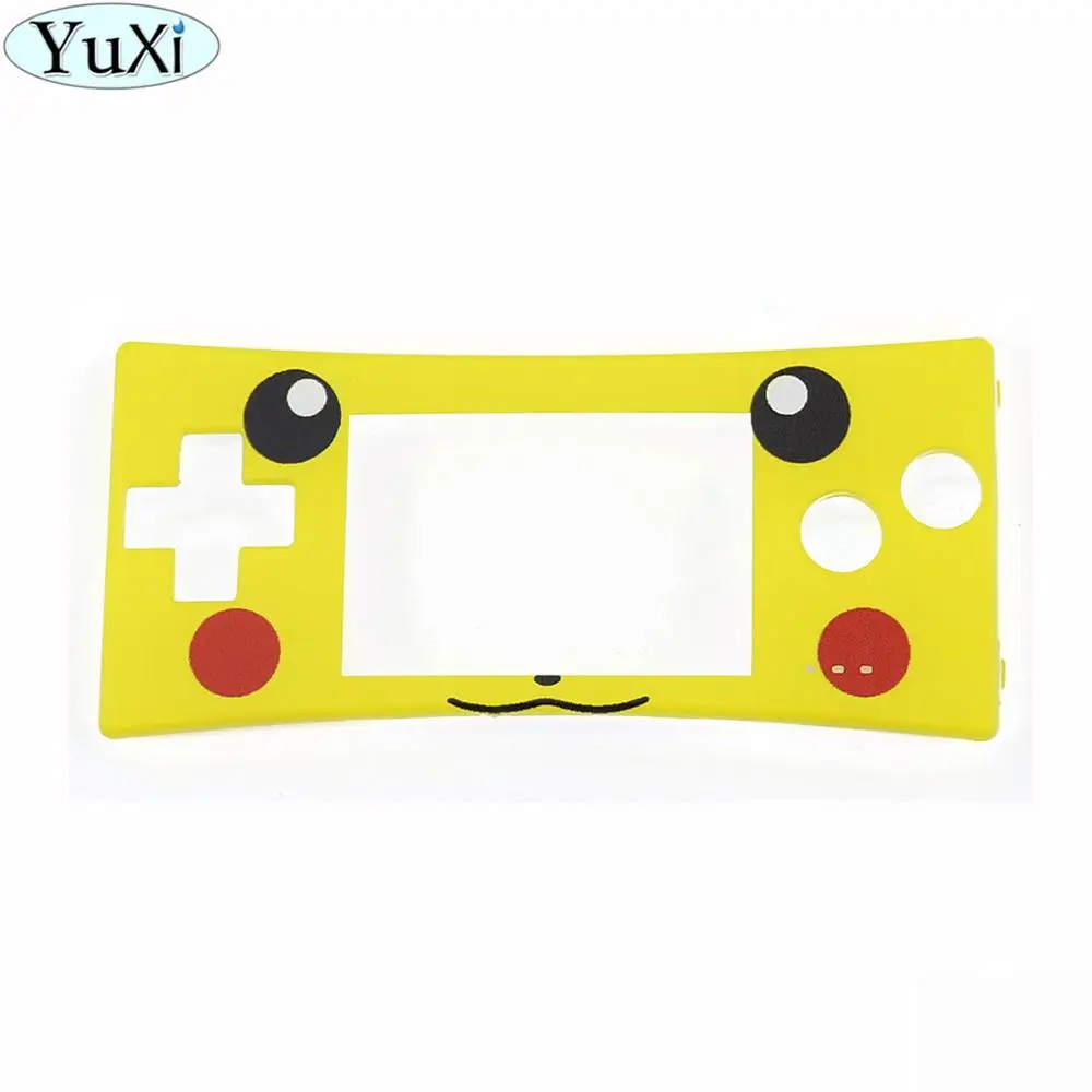 7 YuXi передняя оболочка Чехол передняя панель для GBM для Gameboy микро система Замена Передняя рамка Крышка - Цвет: 7