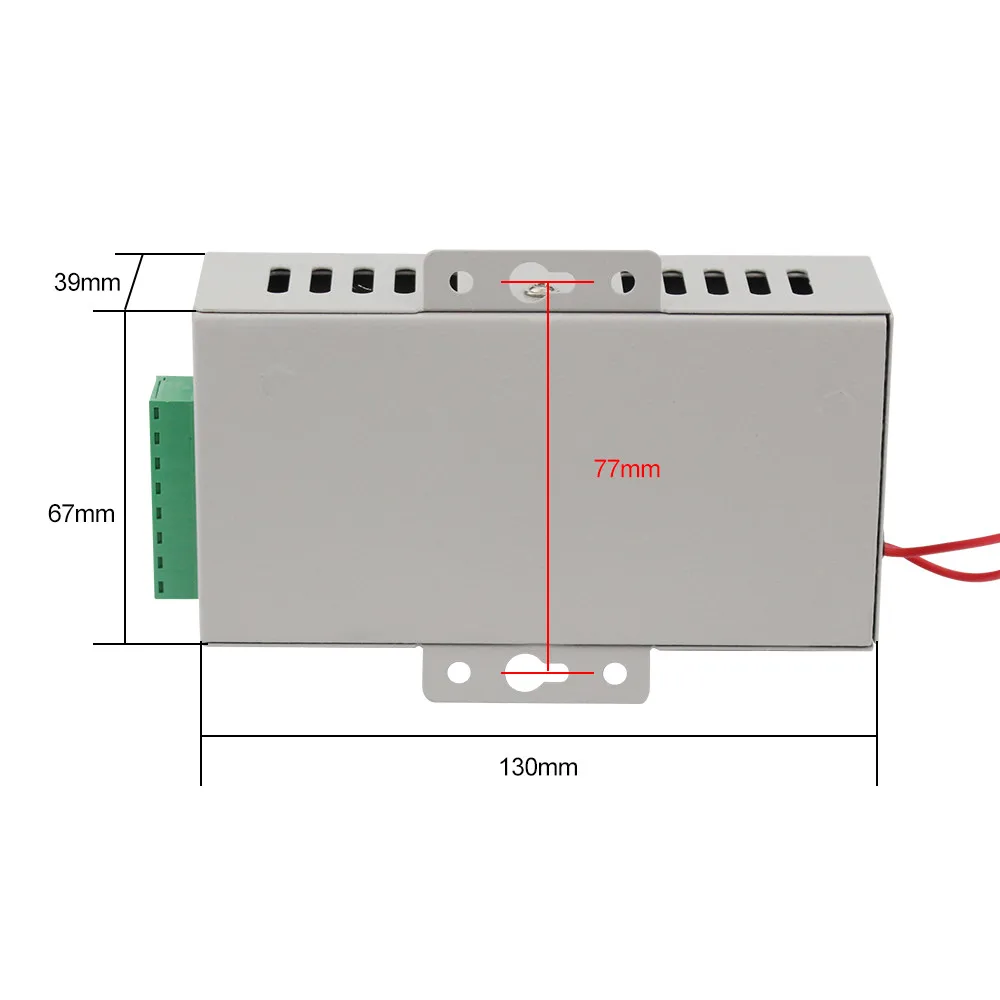 DC12V 5A источник питания с контролем доступа Контроллер AC90V-260V вход с задержкой времени для 2 электронных замков видеодомофон