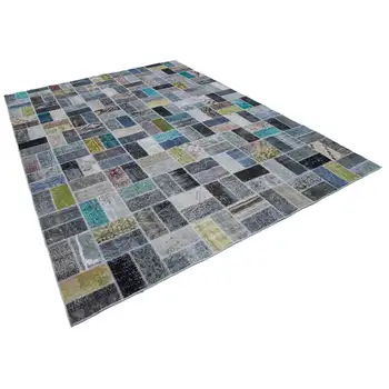 

264x353 Cm Multicolor Handmade Patchwork Rug-9x12 Ft