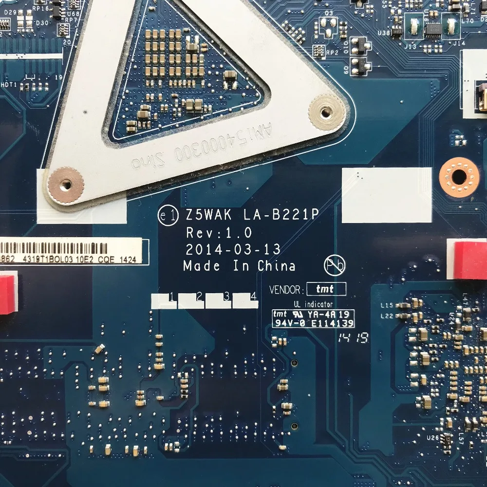 Greatest  New motherboard for Laptop Motherboard A10-7300U E5-551G R7 M265 2 GB GPU NB. MLE11.001 NBMLE11001 