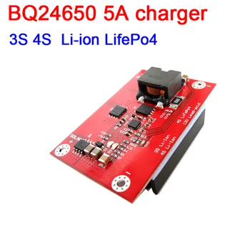 

BQ24650 5A MPPT Solar Controller 3S 4S 12V Li-ion LifePo4 lithium Battery Charging Board Cell FOR 40w-60w 18v Solar charger