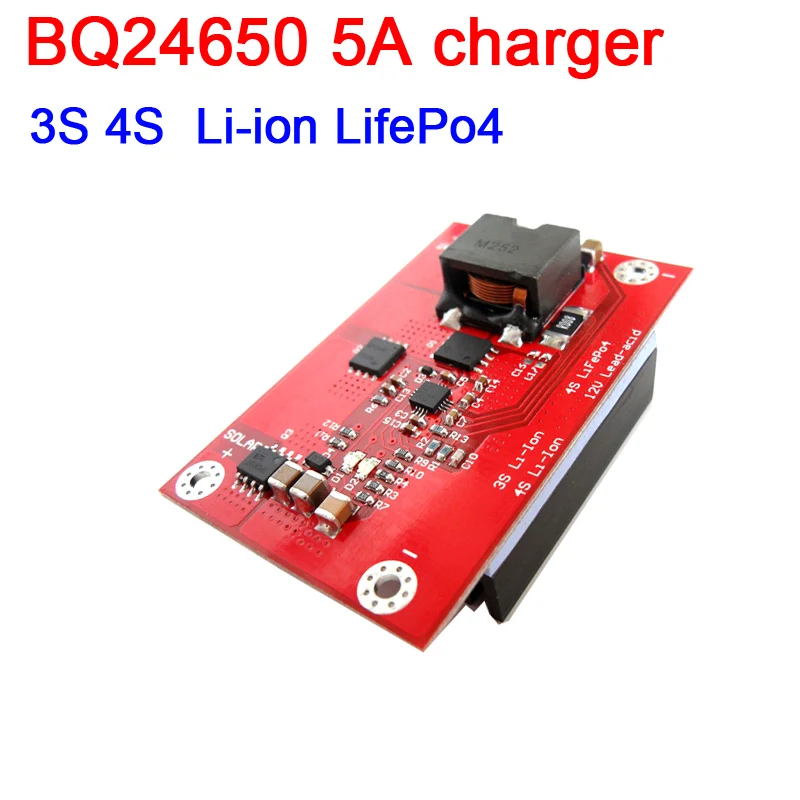 BQ24650 MPPT 5A 5-22V Solar Lithium Lead-acid Batteries Charging Module CA 