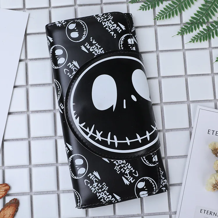 Кошмар перед Рождеством Jack Skellington кошелек женский мужской кошелек carteira feminina Jack Skellington мужской кошелек держатель для карт