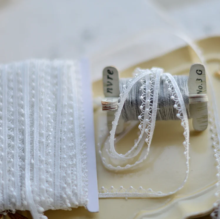 Lace Ribbon Lace Garment Accessories Lace Sewing Supplies Lace Decoration Lace Accessories Lace Sewing Accessories 3 Meters White Water Soluble Lace Applique Trim Embroidery Flower Lace Ribbon DIY Clothing Dress Sewing Decor 6mm