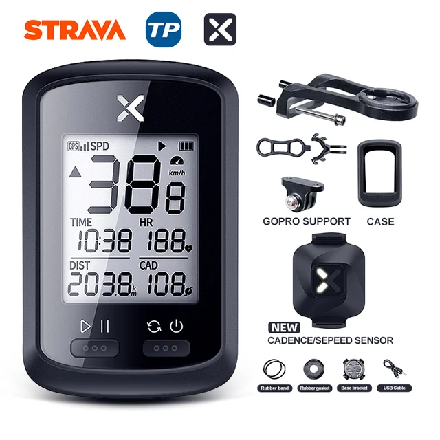 XOSS GPS Bike Computer G+ Wireless Cycling Speedometer Road  MTB Waterproof Bluetooth ANT+ Cadence Speed Cycle Bicycle Computer G PLUS Group B