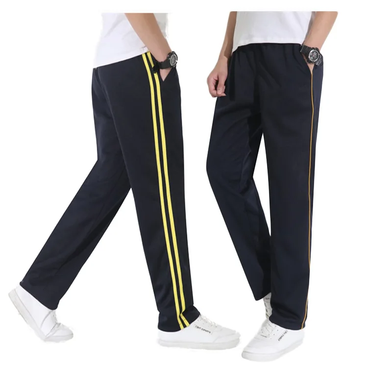 

Casual Fashion Spring Loose Straight Trousers Jogger Men Pants Striped Male Sweatpants Sportswear Sweatpants Men's Pants