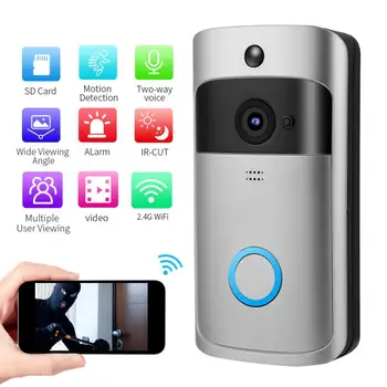 

doorbell camera Smart Wifi Video Intercom Wireless Infrared Doorbell Doorphone Access System Door Camera door bell camera DSLR