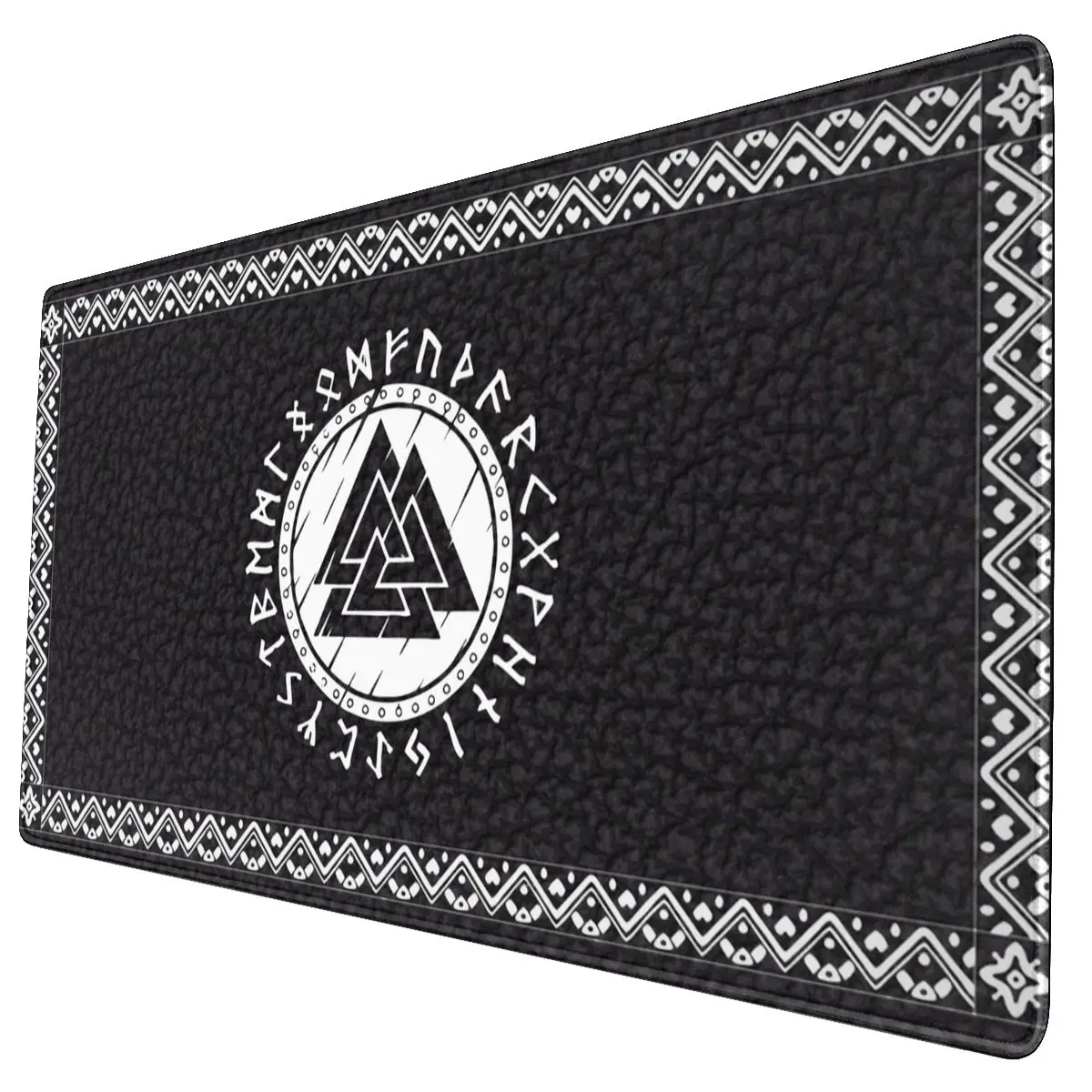 Scandinavo Viking Shield Rune Norse Valknut Art Keyboard Desk Mat Mousepad 90X40Cm Gaming Printing Computer Mouse Pad