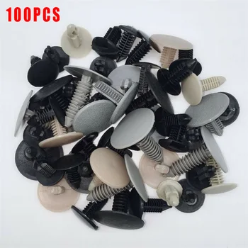 

Car Rivet Fastener Plastic 100pcs Trim Clip Body Universal Hold Carpet