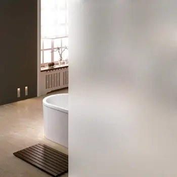 

Matte Etched Privacy Window Film Frosted Glass Sticker Static Cling Non Adhesive Window Frost Film for Home Office