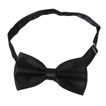 

Satin Tuxedo Cummerbund+Bow Tie +Hanky Set Prom Wedding Black