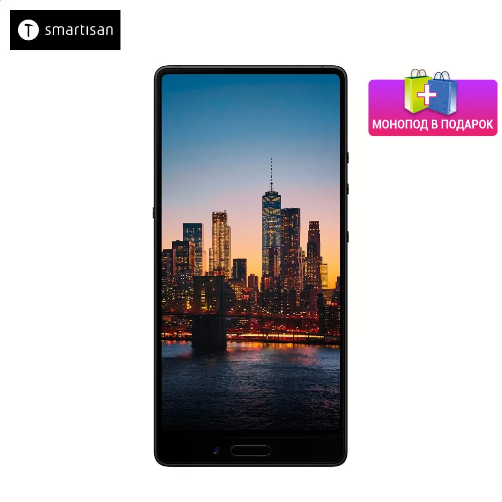 Смартфон Smartisan U3 4+128 GB экран 5 99&quot с разрешением 2160x1080 двойная камера 13+13Мп емкость