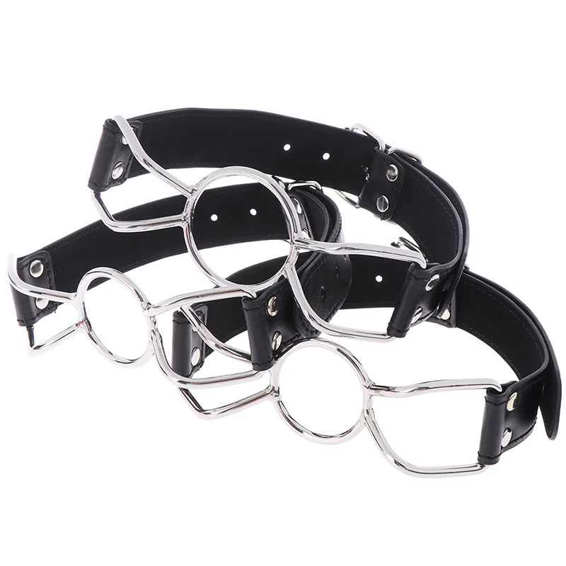 Leather Sex Toys Ring Gag Flirting For Couples Open Mouth With O-Ring Bondage BDSM Adult Erotic Play | Красота и здоровье