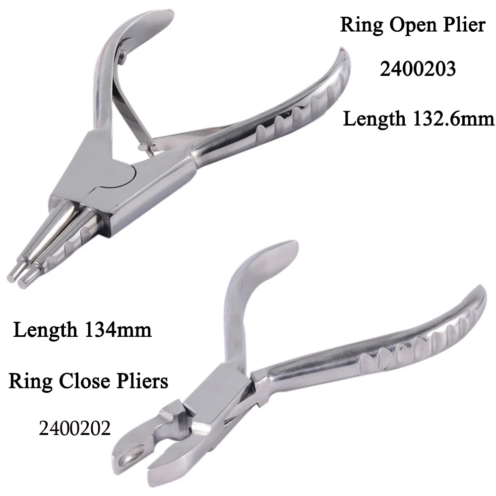 

1PC Surgical Steel Professional Puncture Tool Opening Closing Ring Clamp Pliers Body Piercing Ear Nose Lip Piercing Tool