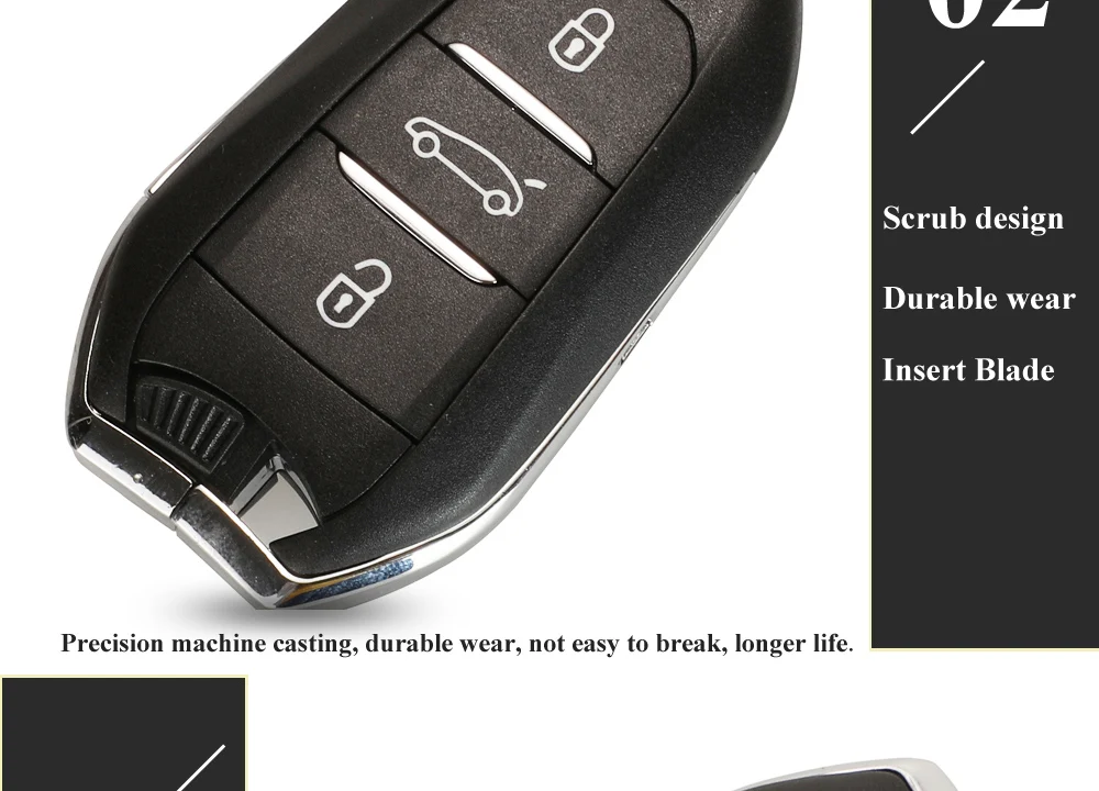 Keyforkess per Citroen DS4 DS5 433MHz PCF7953 ID46 Hitag2 Chip di Smart Keyless Go VA2 HU83 Ricambi Originali Chiave A Distanza 3BTN Originale Della Fabbrica 13 Keyforkess per Citroen DS4 DS5 433MHz PCF7953 ID46 Hitag2 Chip di Smart Keyless Go VA2 HU83 Ricambi Originali Chiave A Distanza 3BTN Originale Della Fabbrica - Hc523e2d192aa4a59adeb1b5254e9943f0