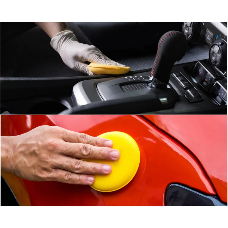 

Auto Sponge Pads Wax Polishing Stain Soft Foam Cleaning Car Care Kit Applicator