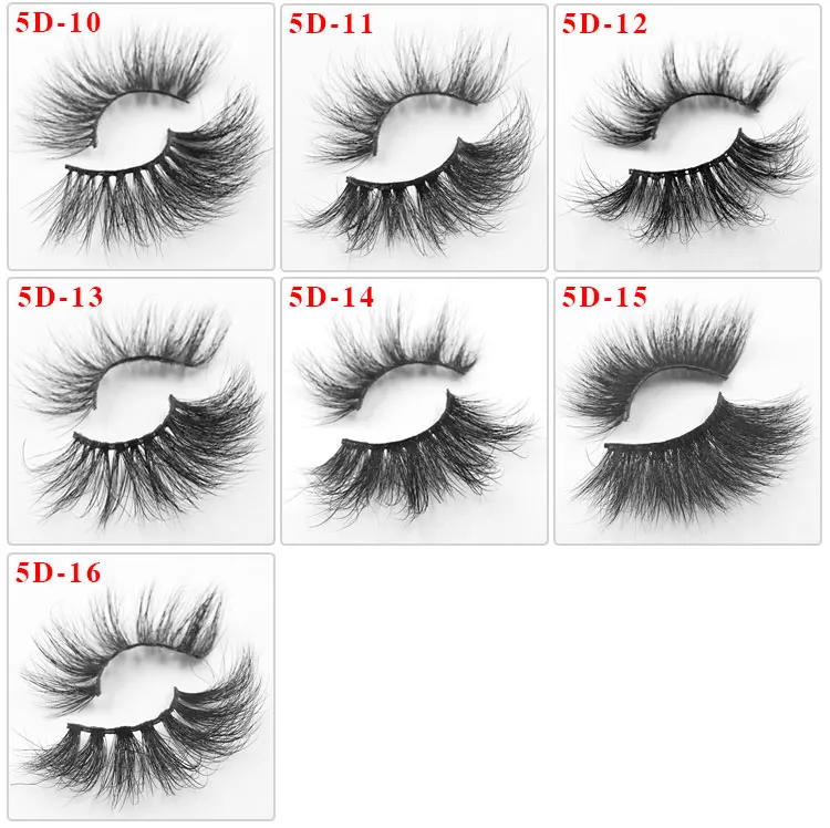 ISEEN 25mm False Eyelashes Wholesale Thick Strip 25mm 3D Mink Lashes Custom Packaging Label Makeup Dramatic Long Mink Lashes