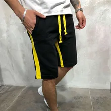 Новые мужские шорты летние уличные мужские повседневные шорты модные фитнес-шорты Спортзалы, бодибилдинг мужские спортивные штаны