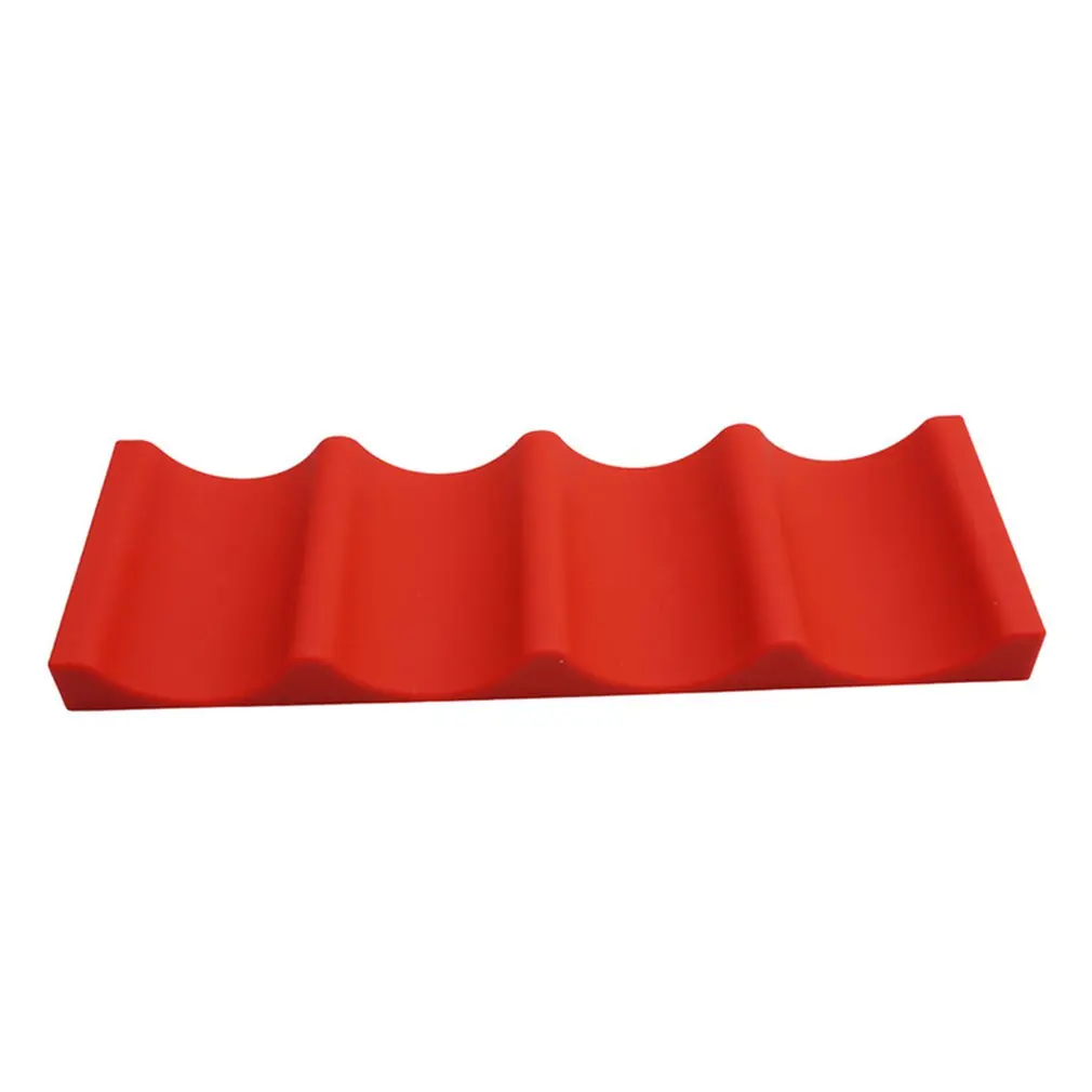 Creative silicone beer bottle mat Beer tray Refrigerator beverage beer horizontal silicone mat Storage mat stacker