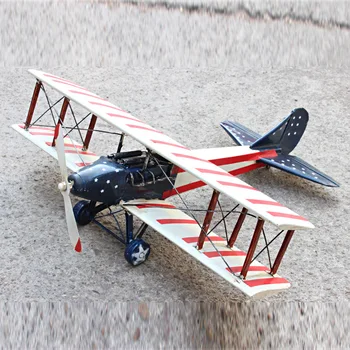 

World War I Aircraft Model French Spade Fighter Airplane Biplane Aviation Decoration Military Fighter Model Toys for Children